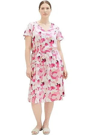 TOM TAILOR Damen 1037301 Plussize Kleid, , 52 Große Größen