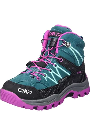 CMP Kids Rigel Mid Shoe Wp Trekking-Schuhe, Lake Pink Fluo, 28 EU