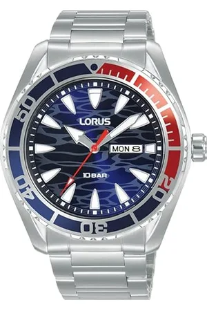 Lorus Herren Analog Quarz Uhr mit Edelstahl Armband RH383AX9