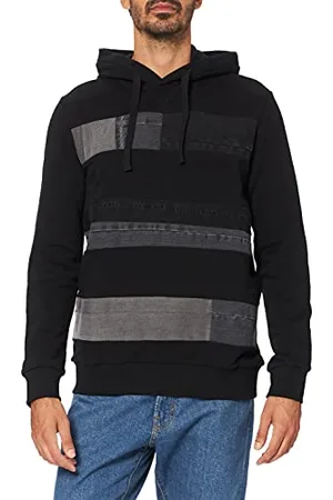 Desigual Mens Sweat_Jay Sweatshirt, Black, S