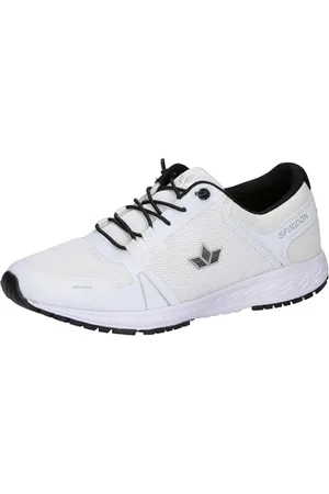 LICO Unisex Basildon Sneaker, Weiss/Schwarz, 41 EU