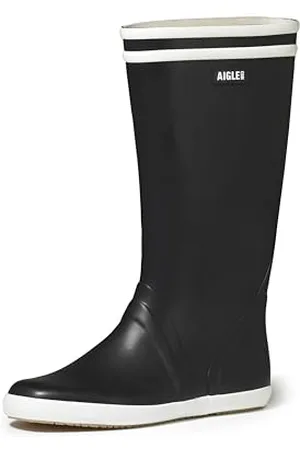 Aigle Herren Goeland Gummistiefel, Marineblau, Weiß, 2, 41 EU