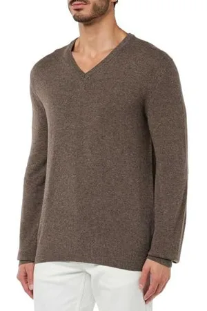 Hackett Herren Merino Cash Mix V Pullover, , XXL