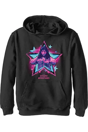 Marvel Doctor Strange in the Multiverse of Madness - Pink and Blue YTH Hoodie Black 12/13