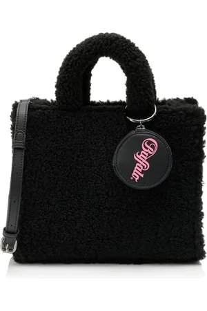 Buffalo Damen Big Boxy Coll. Fur Black Shopper