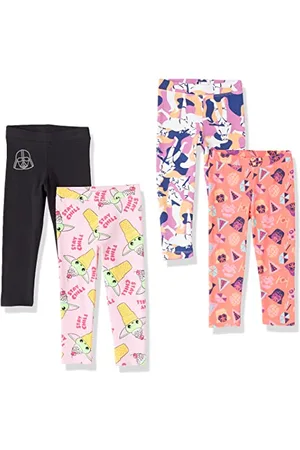 Amazon Disney | Marvel | Star Wars | Frozen | Princess Mädchen Leggings, 4er-Pack, , 11-12 Jahre