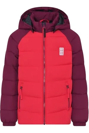 KABOOKI Jungen LWJIPE 704-JACKET Jacket, Red, 104