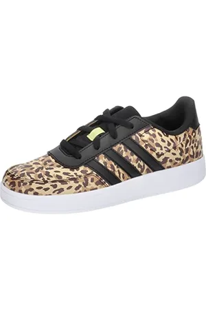 adidas Breaknet 2.0 Shoes Kids Tennisschuhe, core Black/Pattern/Pulse Lime, 38 EU