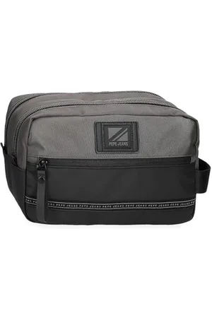 Pepe Jeans Stratford Kulturbeutel, zwei Fächer, anpassbar, , 26 x 16 x 12 cm, Polyester, , Talla única, Kulturbeutel mit zwei Fächern, anpassbar