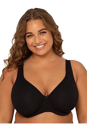 Fruit Of The Loom Damen Übergröße Cotton Unlined Bügel BH mit voller Abdeckung, Undurchsichtige, , 95F