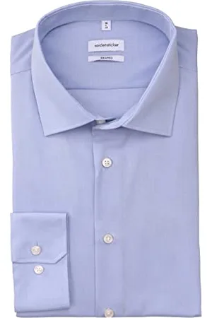 Seidensticker Herren Business-Hemd - Shaped Fit - Bügelfrei - Kent-Kragen - Extra langer Arm - 100% Baumwolle