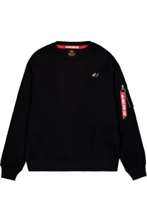 Alpha Industries Herren 3D Small Logo Sweater, Black, XXL