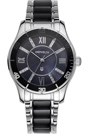 ORPHELIA Damen-Armbanduhr Spirit Analog Quarz Keramik Edelstahl