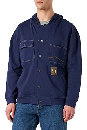 Desigual Mens Sweat_Austin Sweatshirt, Blue, S