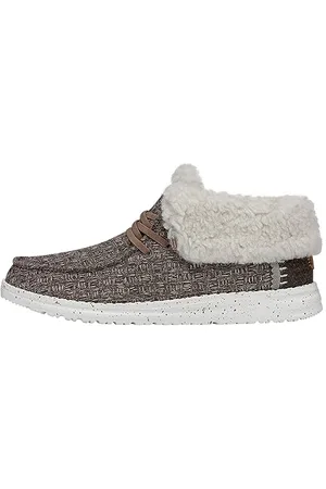 Hey dude Wendy Fold Stitch Cozy - Damen Boots - Walut - Size EU 39