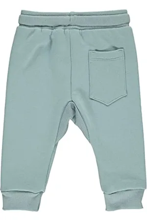 Green Cotton Baby Boys Sweat Casual Pants, , 56