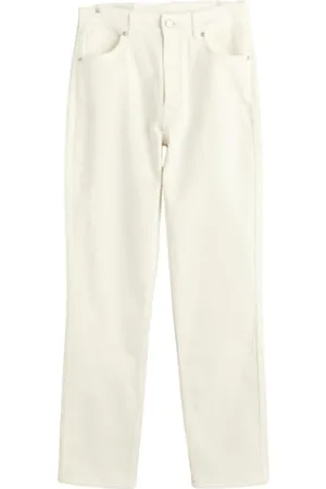 GANT Damen Slim Cropped White Jeans, , 26W