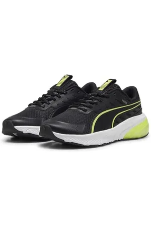 PUMA Cell Glare JR Sneaker, Black-Lime POW, 39 EU