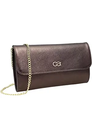Alessandro Clutch Eleganz aus Leder mit separaten Fächern 26cm x 15cm x 5m