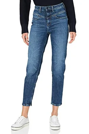 Tommy Hilfiger Damen Gramercy Tapered Hw A Hose, Denim , W31/L34