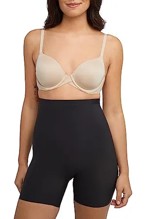 Maidenform Damen Sleek Smoothers-Hi-Waist Short Miederpants, Black, XL