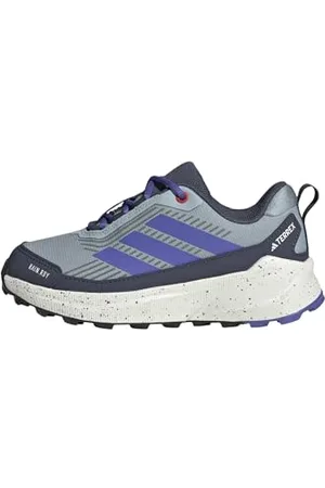 adidas Terrex Trailmaker 2 RAIN.RDY Hiking Shoes Kids Wanderschuhe, Magic Grey/Semi Cobalt Blue/Shadow Navy, 22 EU