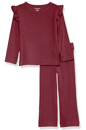 Amazon Mädchen Outfit-Set aus breitem Strick, 2er-Pack, , 3 Jahre