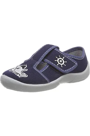 Fischer Mini Hohe Hausschuhe, Blau (Ocean 56), 18 EU