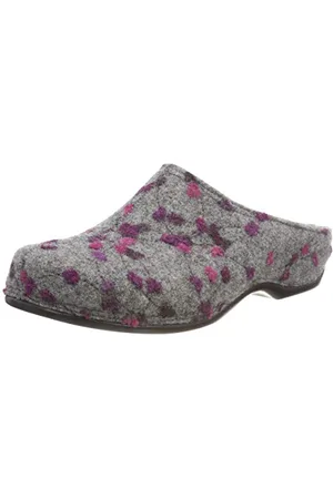 Berkemann Damen Donata Pantoffeln, Grau (Hellgrau/Tupfen 645), 40 EU