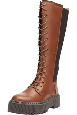 Ten Points Damen Alina Mode-Stiefel, Brown, 36 EU