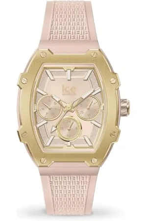 Ice-Watch Ice boliday Creamy - Cremefarbene Damenuhr mit Silikonarmband - 022864 (Small)