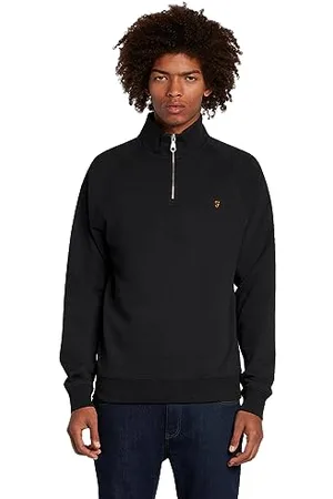 Farah Herren Jim 1/4 Zip Sweatshirt, , M
