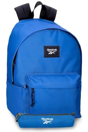 Reebok Brooklyn Schulrucksack, Blau, 31,5 x 45 x 15 cm, Polyester, 21,26 l von Joumma Bags, blau, Talla única, Schulrucksack