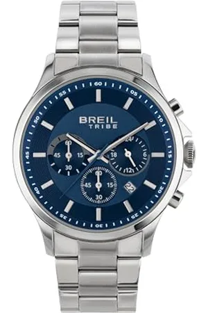 Breil Herren Chronograph Kart mit Armband aus Edelstahl, Wasserdichtigkeit: 5 Bar, Gehäusedurchmesser: 43 mm, EW0660