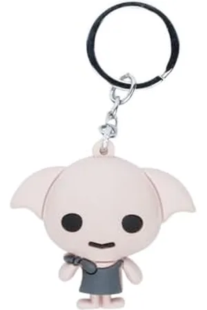 Harry Potter Dobby Chibi-Schlüsselanhänger Vinylfigur, Rosa, 4,5 x 6 cm