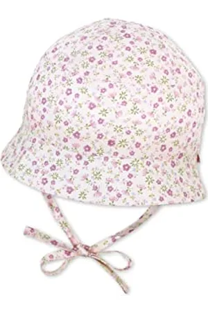 Sterntaler Baby Mädchen Hut Baby Hut Blumen - Baby Hut, Kopfbedeckung Baby Sommer, Sommerhut Baby - aus Baumwolle - , 51