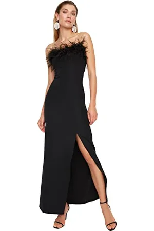 Trendyol Damen Maxi-Abendkleid figurbetont, gewebt, , 38