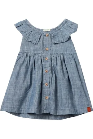 Benetton Baby-Mädchen 43huav00k Kleid, , 68 cm