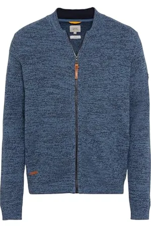 Camel Active Herren Mouliné Strickjacke aus zertifiziertem Organic Cotton Menswear-M