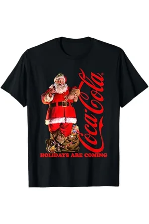 Coca-Cola Die Weihnachtsferien von Coca Cola stehen vor der Tür Santa Lean T-Shirt