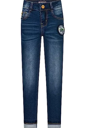 Salt & Pepper Jungen Jeans mit Badge mit Zwei verschiedenen Motiven