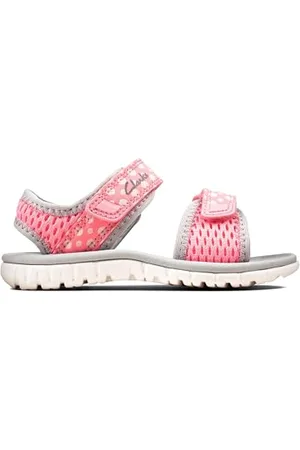 Clarks Mädchen Surfing Tide T Offener Sandalen Offener Sandalen, Pink , 25 EU
