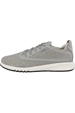 Geox Herren U Aerantis Niedrige Turnschuhe, Grau (Lt Grey), 42 EU