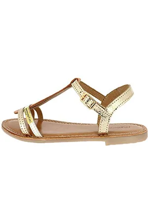 Les Tropéziennes par M Belarbi Jungen Mädchen Bada Knöchelriemchen Sandalen, Gold (Or/Multi), 31 EU