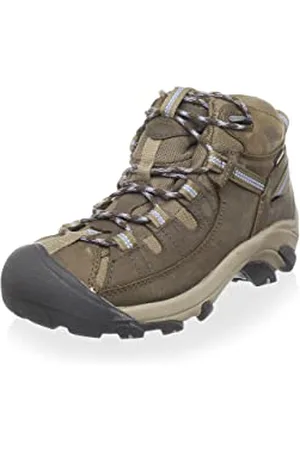 Keen Damen Targhee 2 Mid Waterproof Wanderstiefel, Slate Black/Flint Stone, 37.5 EU