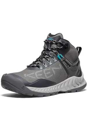 Keen Damen Nxis Evo Mid Waterproof Wanderstiefel, Magnet/Ipanema, 37.5 EU
