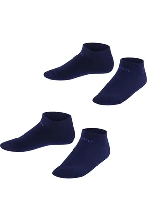 ESPRIT Unisex Kinder Sneakersocken Foot Logo Multipack K Sn Baumwolle kurz einfarbig 2 Paar, , 27-30