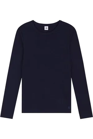 Petit Bateau Damen A0AKG T-Shirt, Smoking, XL