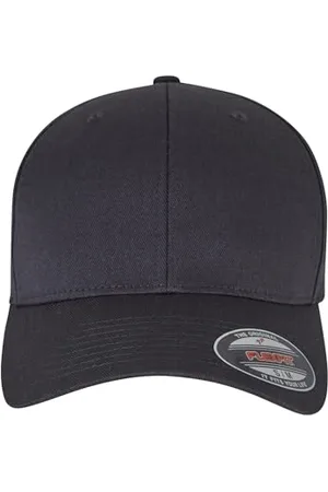 Flexfit Unisex Wooly Combed Baseballkappe, charcoal, L/XL