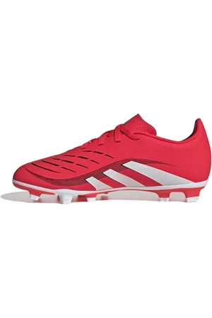 adidas Predator Club Firm Multi Ground Football Boots Kids Fußballschuhe, Lucid Red/Cloud White/Core Black, 22 EU